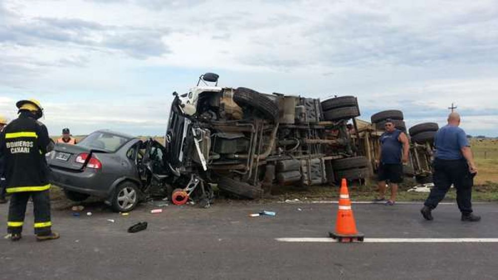 NUEVO ACCIDENTE DE TR�NSITO EN LA RUTA 3