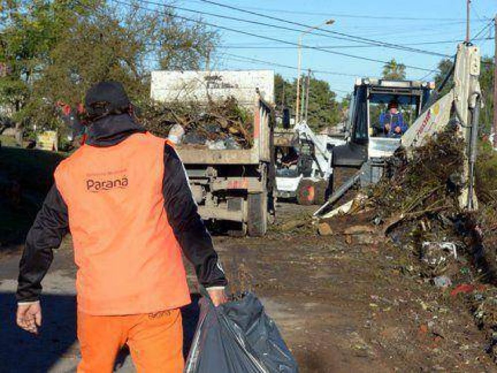 La Municipalidad de Paran har un operativo de limpieza a partir de febrero