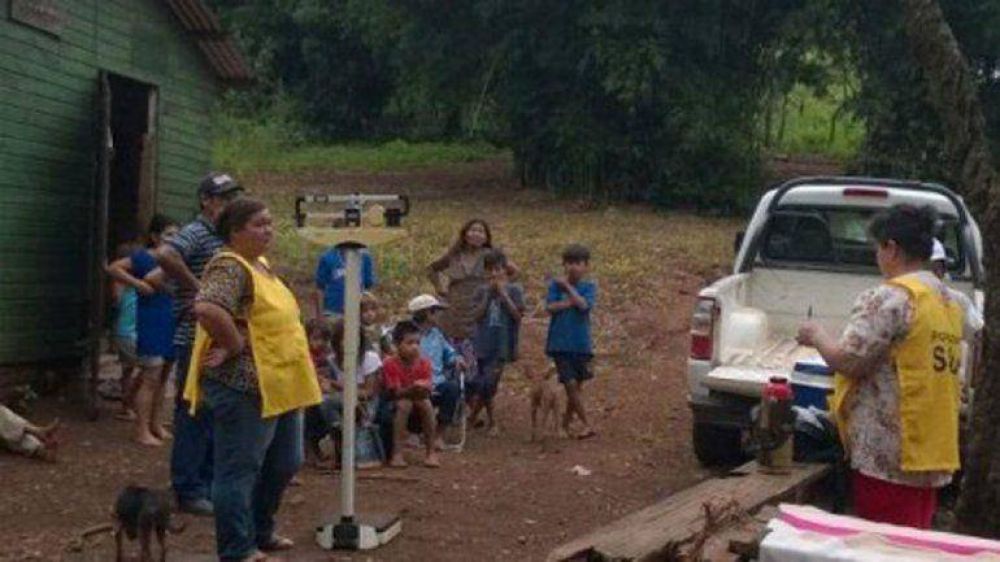 M�s ni�os desnutridos, ahora en Misiones: dos guaran�es internados
