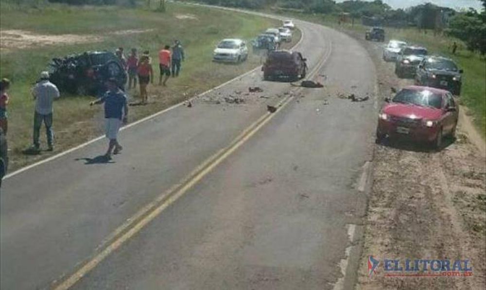 En brutal choque mueren tres personas sobre Ruta 12, cerca del acceso al Paso