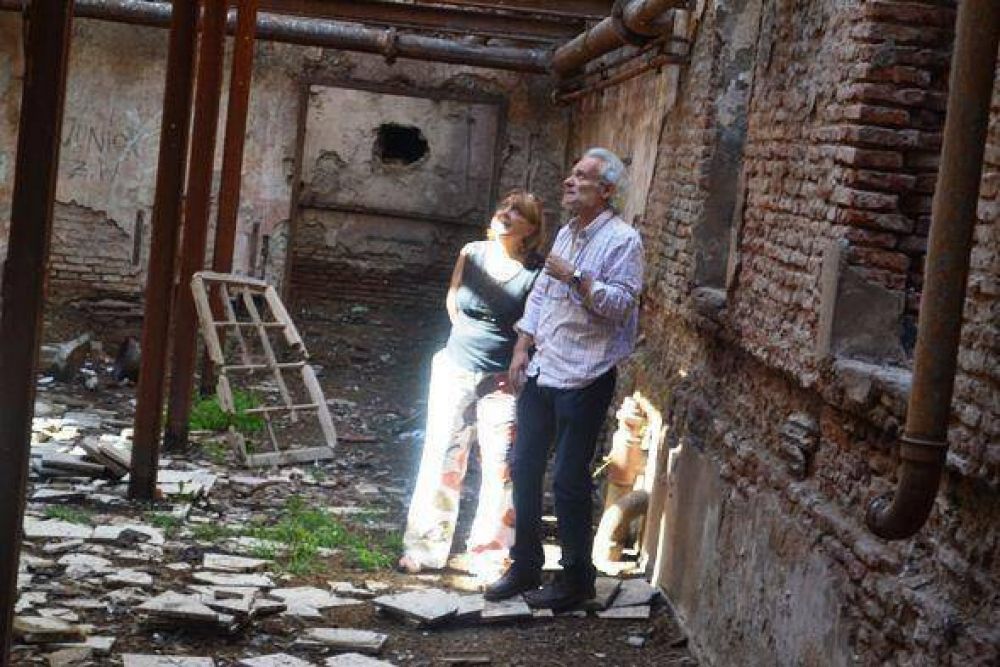 Durango y Garc�a recorrieron obras en el Molino Werner