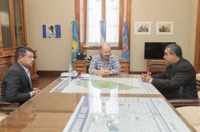 Inza se reuni� con el nuevo Jefe de la Polic�a Federal de Azul