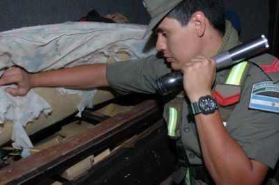 Gendarmer�a incaut� m�s de 300 kilos de marihuana en Santa Fe y Corrientes