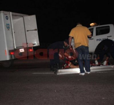 Un hombre muri� anoche en un vuelco y a�n no fue identificado