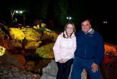 Alicia Kirchner y Belloni recorrieron la obra del Anfiteatro del Bosque