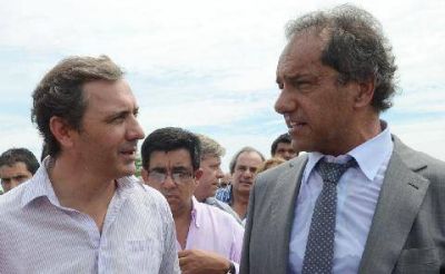 Ariel Notta estuvo junto a Scioli y dijo que ser� �el pr�ximo presidente�