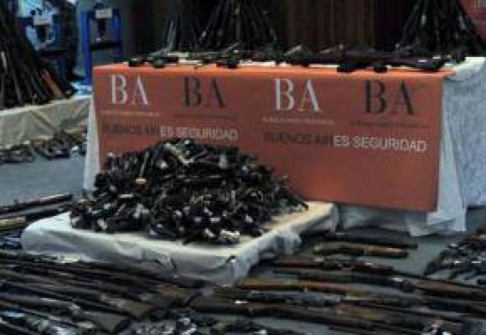 En 2014, la polic�a secuestr� 43 armas de fuego