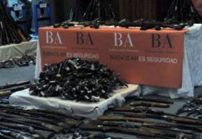 En 2014, la polic�a secuestr� 43 armas de fuego