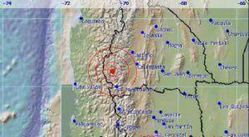 Un sismo de 4.4 movi el piso a los sanjuaninos