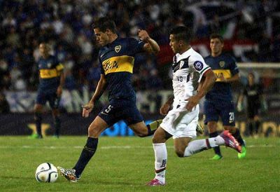 Estudiantes festej� con Boca la clasificaci�n a la Libertadores 