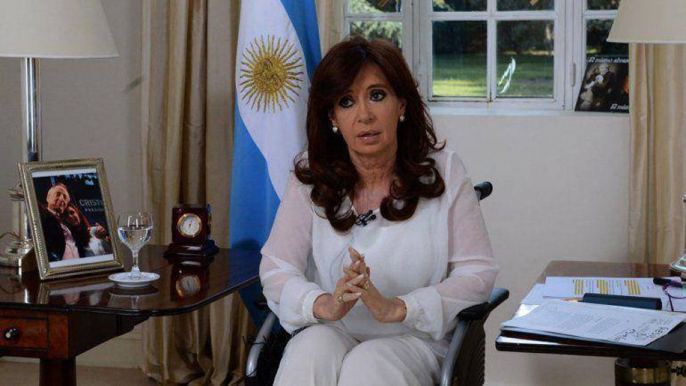 Cristina Kirchner retomar� hoy la actividad oficial y dar� un discurso para los militantes