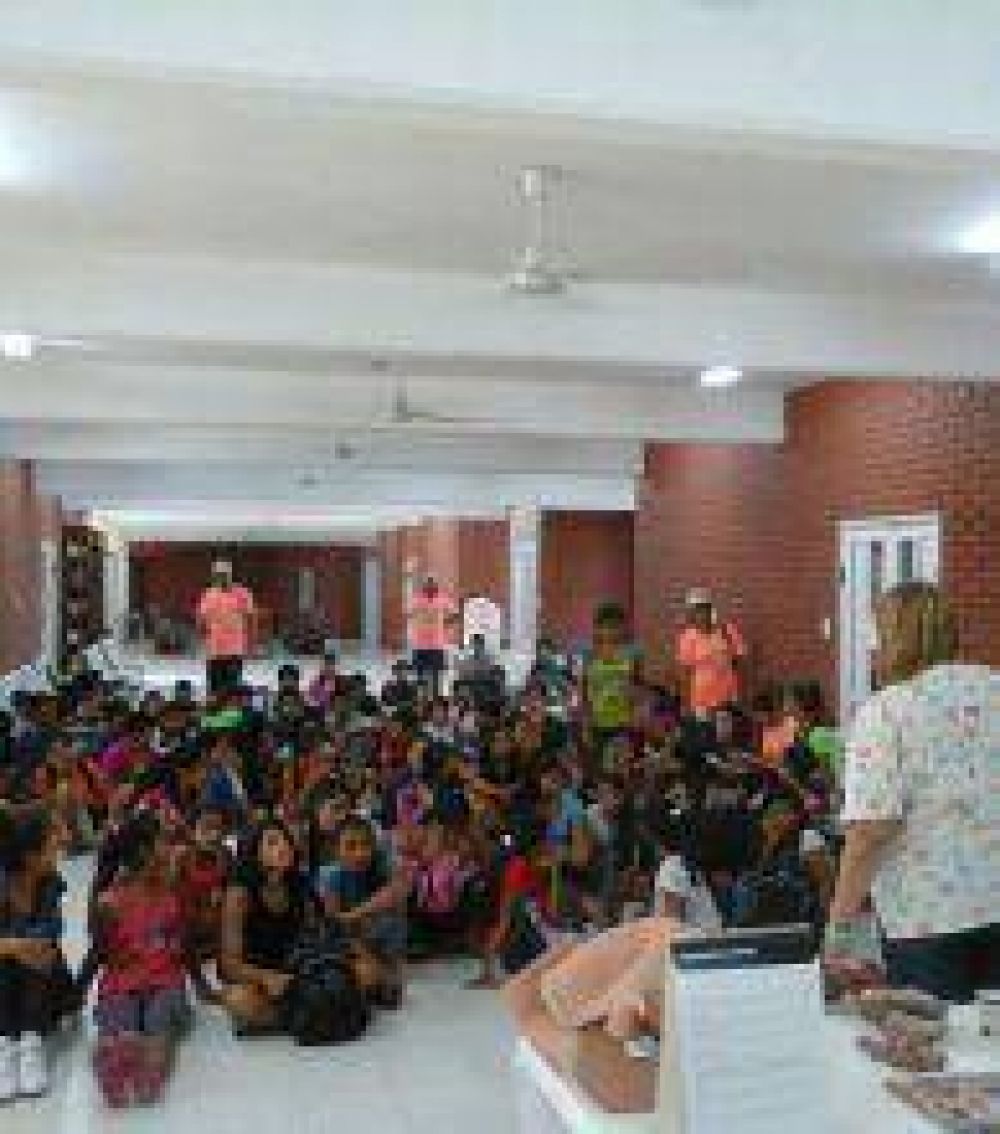Ni�os que asisten a colonia participaron de una charla sobre educaci�n sexual
