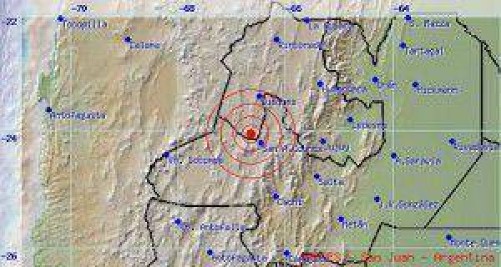 Ayer jueves se registr� un sismo de grado 2.8 en Jujuy