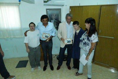 Ferraresi y Aparicio visitaron el Taller Protegido de Wilde