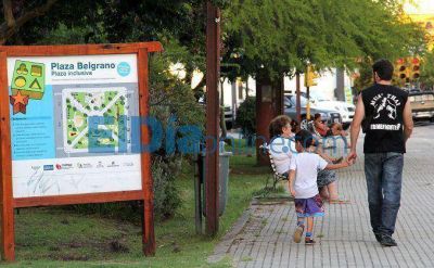 La falta de presupuesto genera demora en las obras de la nueva plaza Belgrano