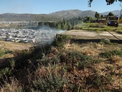 Preocupaci�n por el incremento de focos de incendio en la barda del �ireco