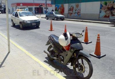 Atropellaron a una mujer en el microcentro