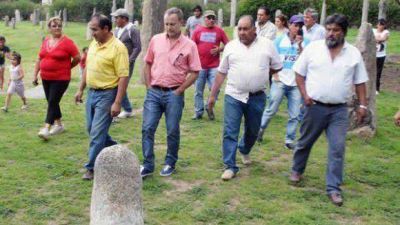 Hugo Cabral reclama por la conservaci�n de la Reserva Arqueol�gica de Los Menhires