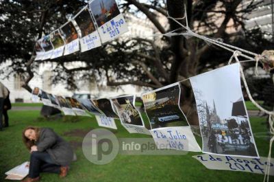 V�ctimas de la inundaci�n vuelven a marchar para pedir obras hidr�ulicas