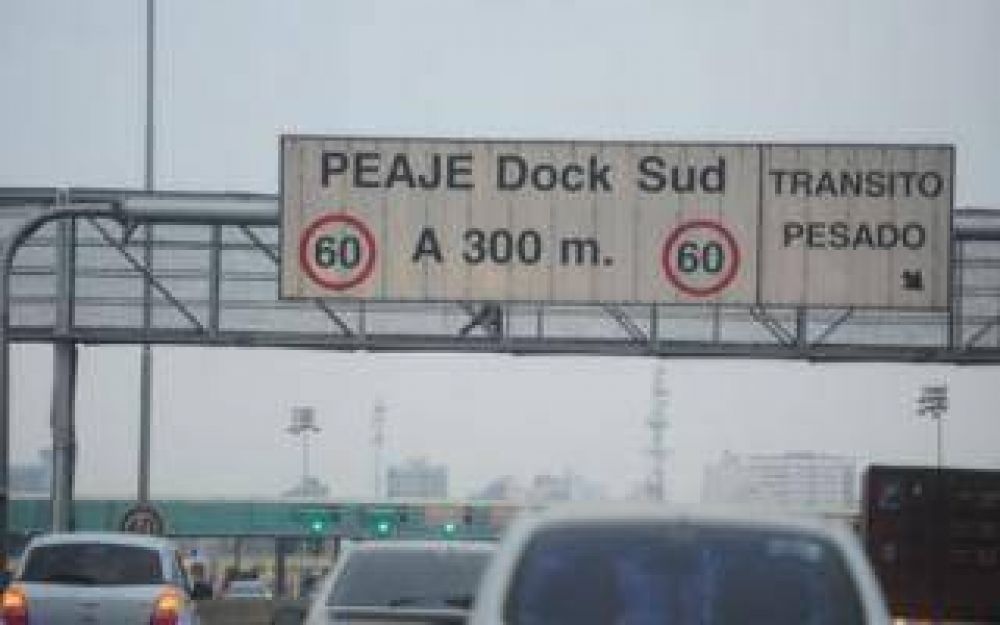 Eliminan el Peaje Dock Sud mano Capital Federal