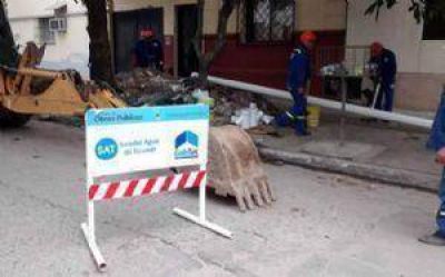 La SAT contin�a trabajando en la renovaci�n de redes de agua potable