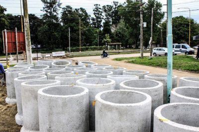 B� Ledesco: se finaliz� el desag�e Piedrabuena