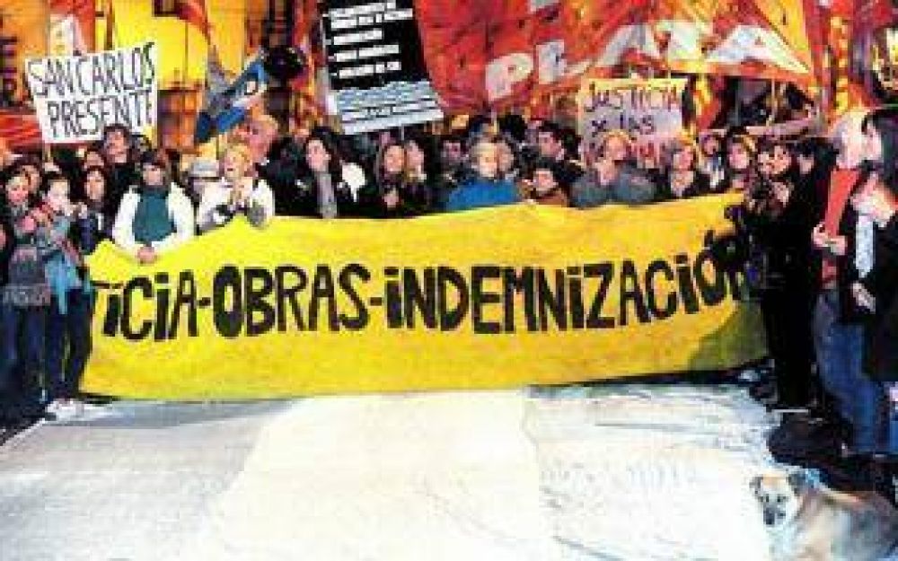 Inundaci�n en La Plata: Nueva protesta a 22 meses de la tragedia