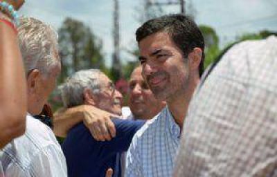 Juan Manuel Urtubey recorri� obras para educaci�n, seguridad y salud en Met�n