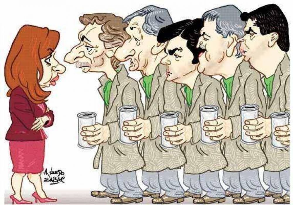Fuerte presi�n de los gobernadores
