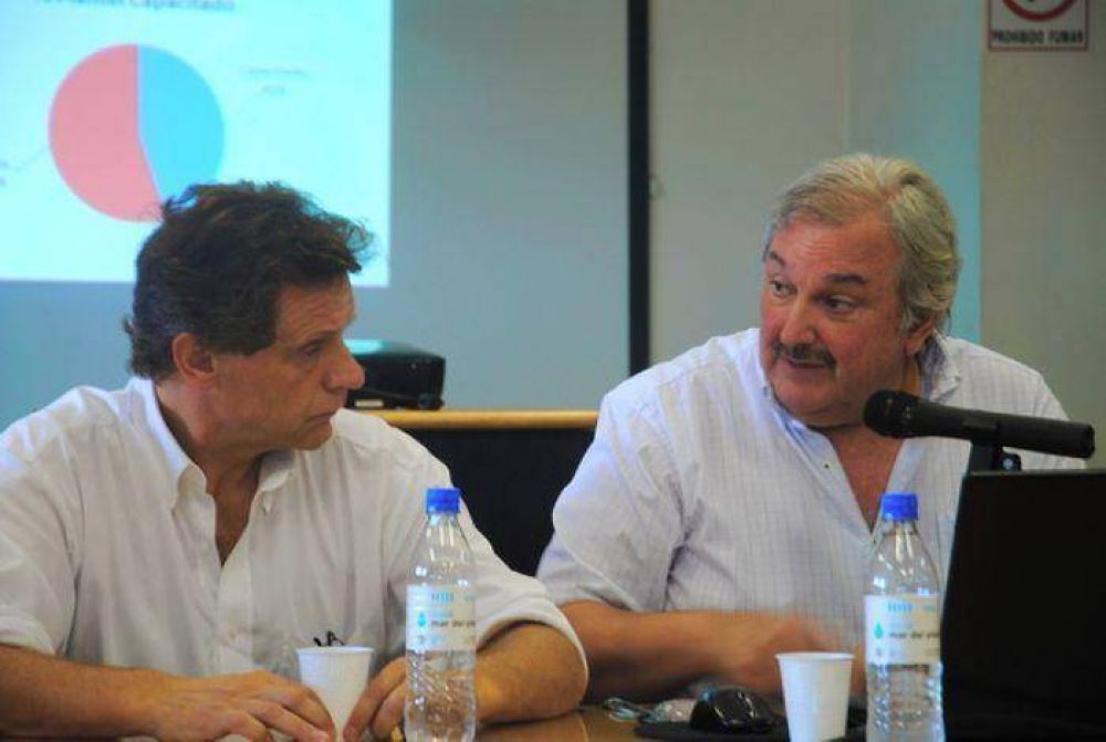Un d�o imparable�Pulti y Dell Olio anunciaron r�cord de Obras Sanitarias en generaci�n y consumo de agua