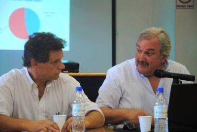 Un d�o imparable�Pulti y Dell Olio anunciaron r�cord de Obras Sanitarias en generaci�n y consumo de agua