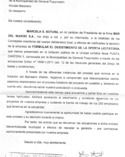 Visto, o�do y comentado en el H. C. Delirante