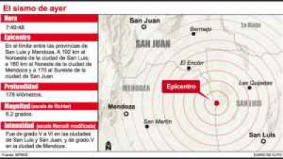 El sismo de ayer fue el m�s intenso de los �ltimos 5 a�os