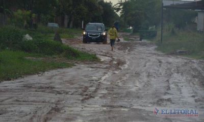 Tras la tormenta asistieron con obras a unos cinco barrios
