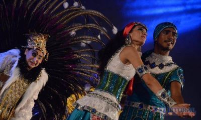 Con importante despliegue esc�nico iniciaron los shows de comparsas en el Cocomarola