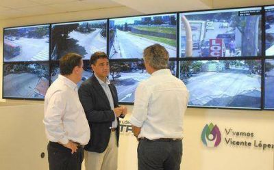 La Municialidad de Vicente L�pez anunci� que alcanz� las 500 c�maras