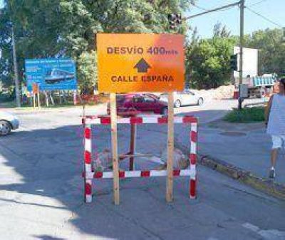 Cambios de recorridos en pasos a nivel  