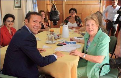 Guti�rrez visit� la sede de LUNCEC