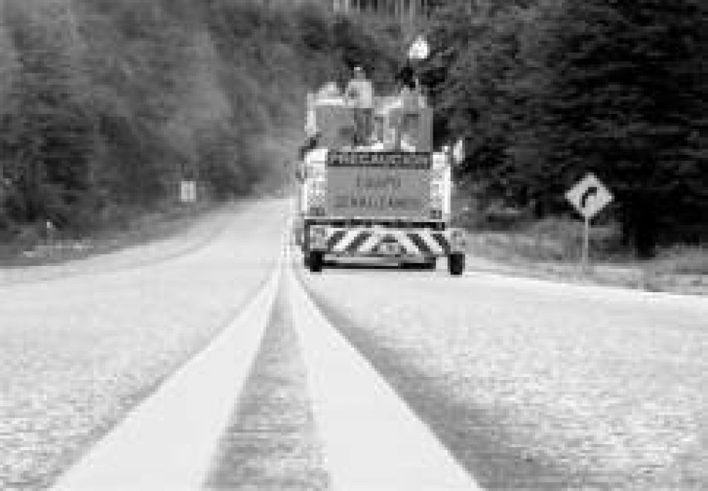 Tr�nsito restringido sobre la Ruta Nacional 14 debido a trabajos de se�alamiento horizontal