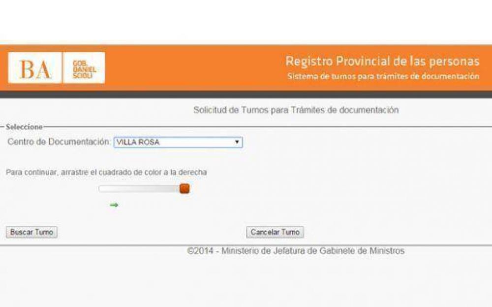 La Provincia habilit� sistema de turnos web para DNI y Pasaporte en Villa Rosa