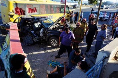 Otro conductor en estado de ebriedad pudo haber provocado una tragedia en Yrigoyen y Cagliero