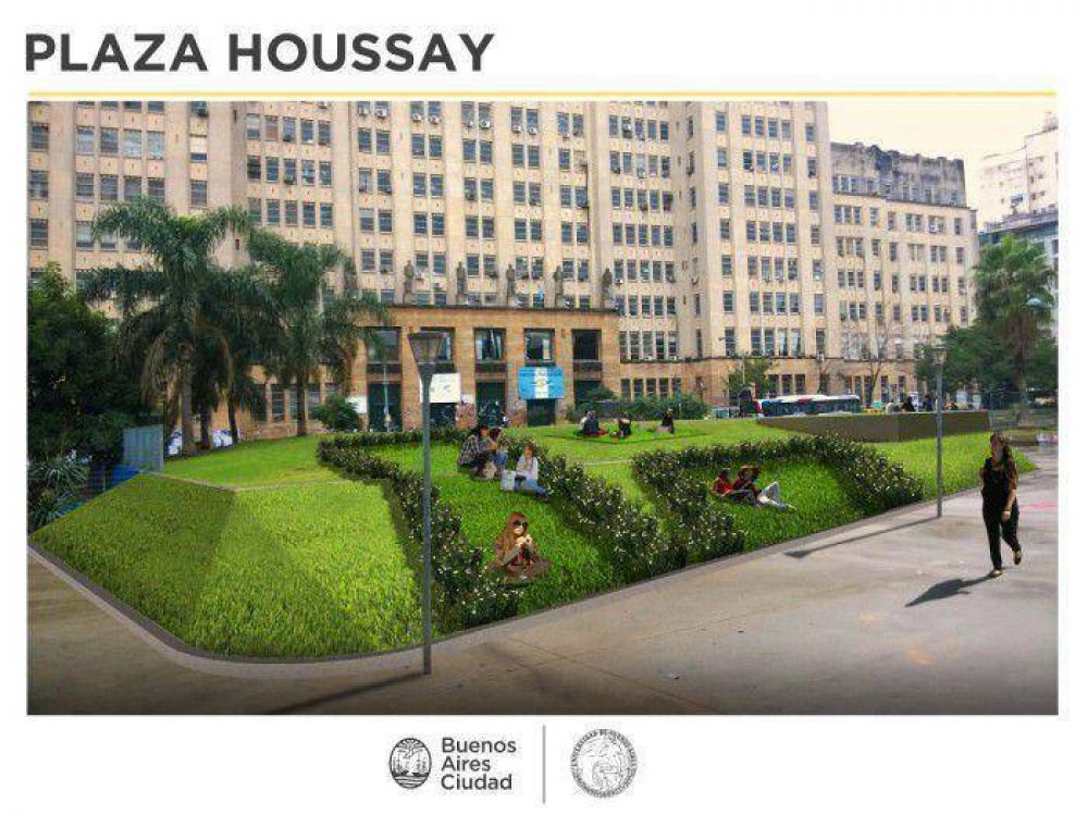 Recoleta: arrancaron las obras en Plaza Houssay