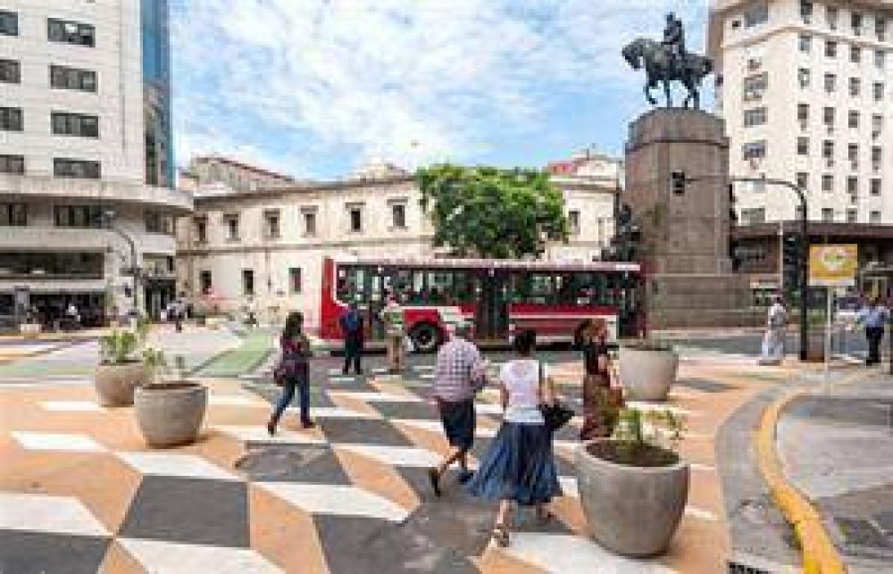 Diagonales Norte y Sur, m�s accesibles para los peatones