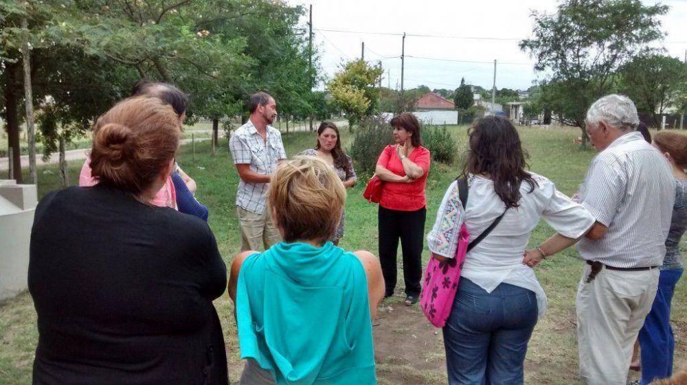 La concejal Coria recorri� el barrio Mirador Peralta Ramos
