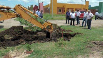 Sameep avanza con la ampliaci�n de red distribuidora para el barrio Tupac Amar�