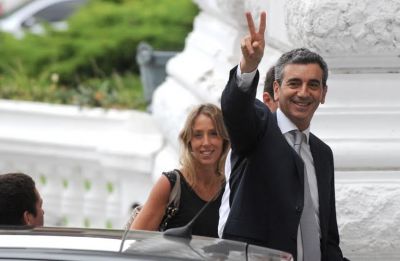 Con un duro mensaje contra Scioli, Randazzo reafirm� en La Plata su intenci�n de ser el heredero K 