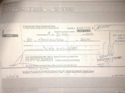 Concar�n: desapareci� una chequera de la Municipalidad que estaba �bajo custodia� del Concejo Deliberante