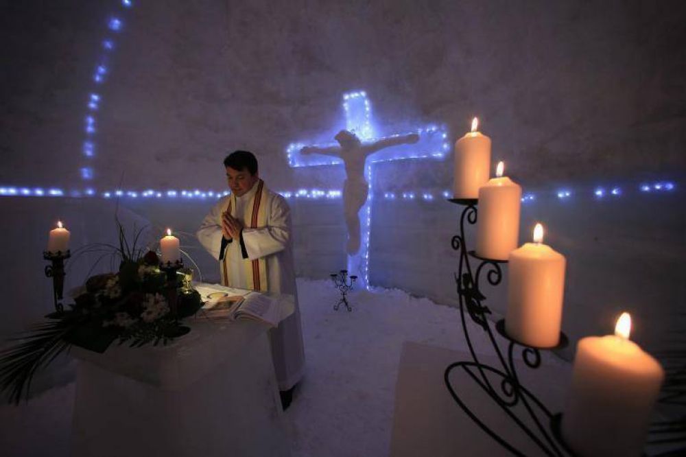 Una templo de hielo para rezar por la unidad de los cristianos