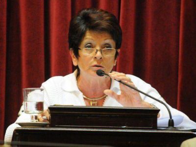 La senadora Marta Borello manifest� su rechazo a la nueva ley de inteligencia