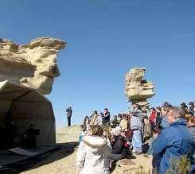 Tango, sorpresa para las visitas de Ischigualasto